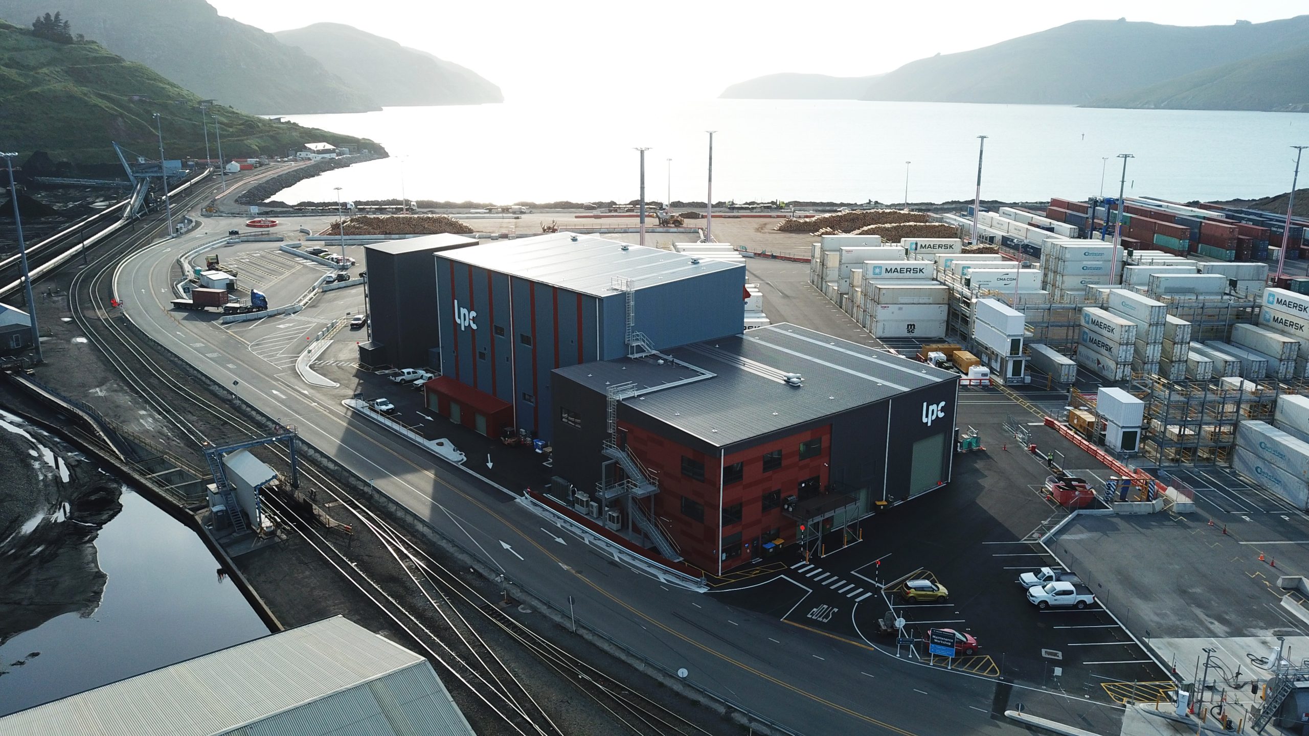 Warm roof systems at Lyttleton Port Company